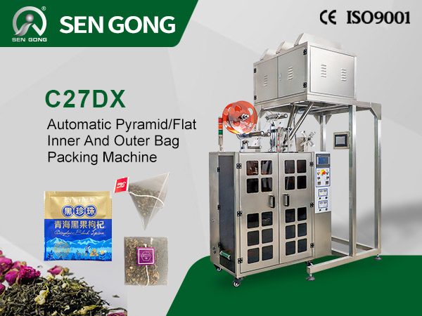 Automatic Nylon Pyramid/Flat Inner and Outer Bag Packing Machine C27DX