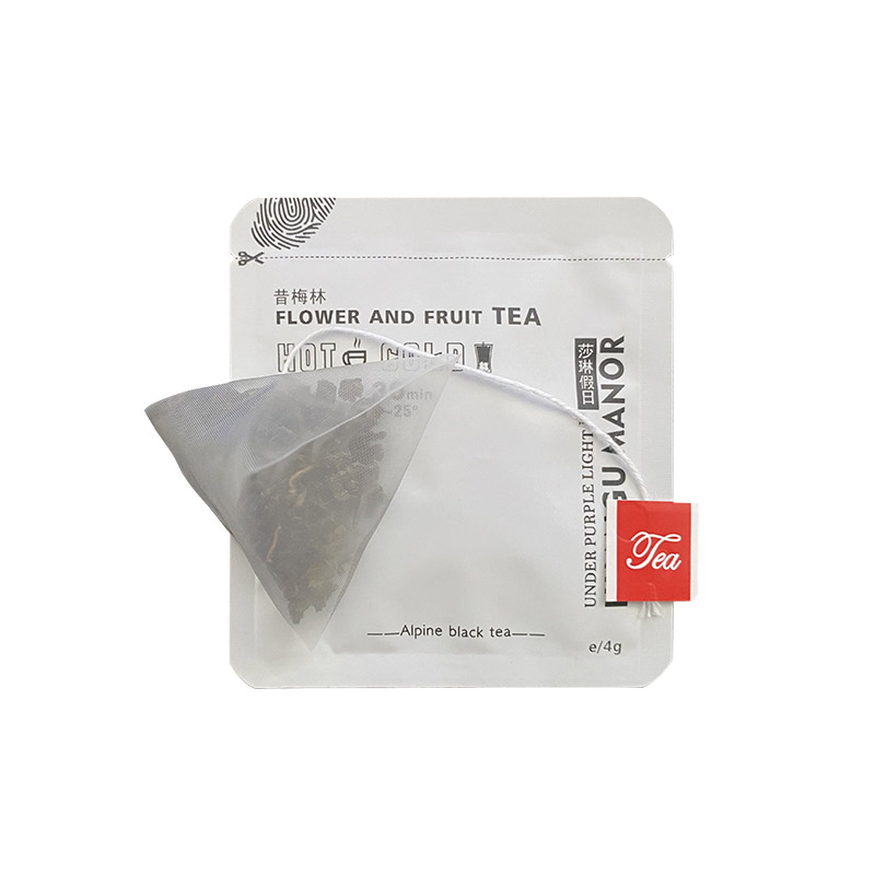 Machine d'emballage américaine dégradable de pyramide de thé de fruit