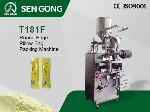 Powder round edge Packing machine with auger filling