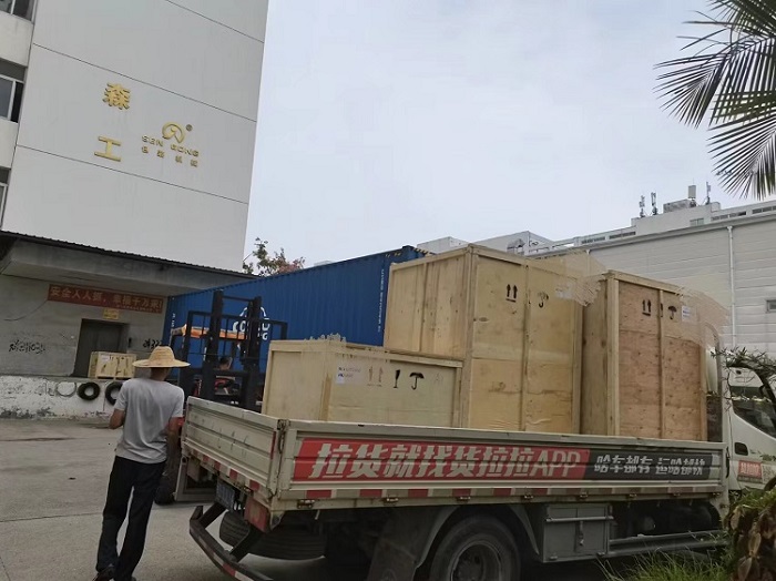 PLA Healthy tea Pyramid bag Packing machine shipping to South Korea