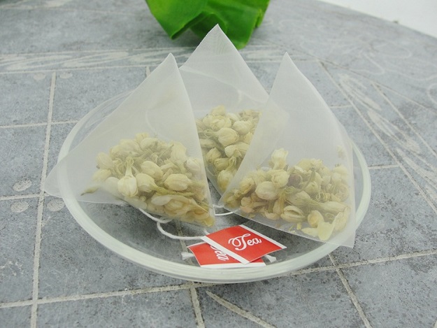 PLA Healthy tea Pyramid bag Mesin pembungkusan dihantar ke Korea Selatan