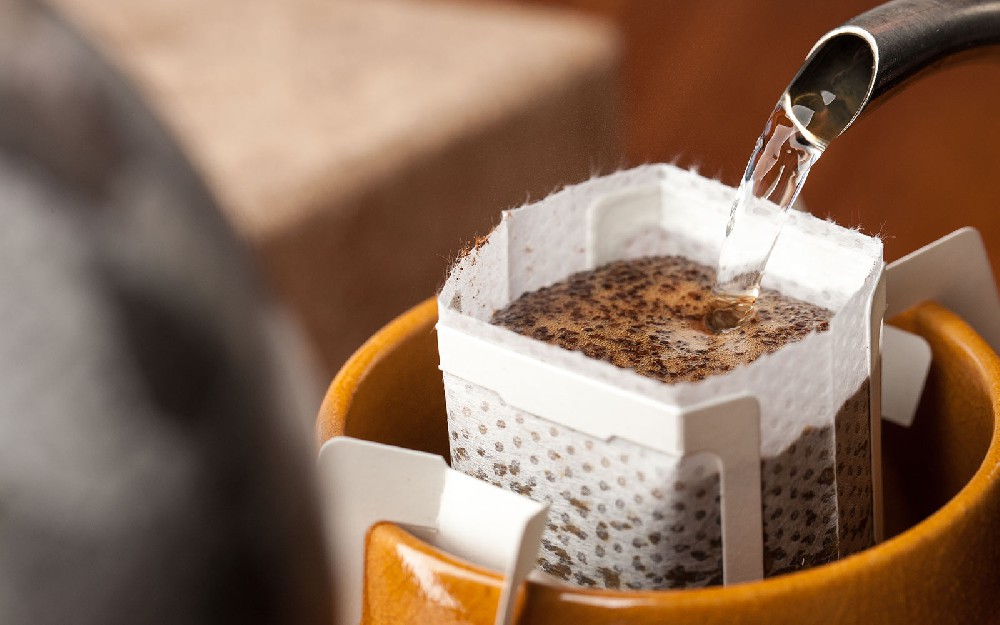 Machine à emballer dégradable pour café goutte à goutte expédiée en Espagne
