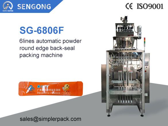 muti lines powder packing machine sent to middle east