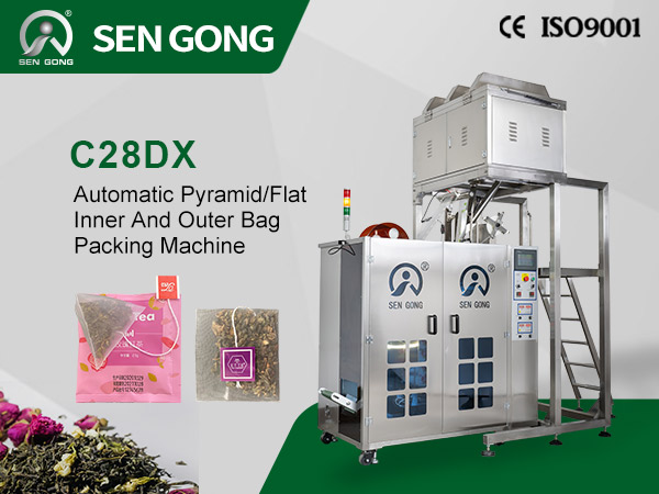 Automatic Pyramid tea Bag Packing Machine 28DX