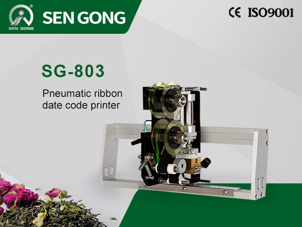 SG-803 Pneumatic ribbon date code printer
