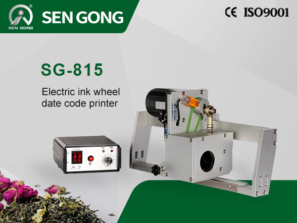 Electric ink wheel date code printer SG-815